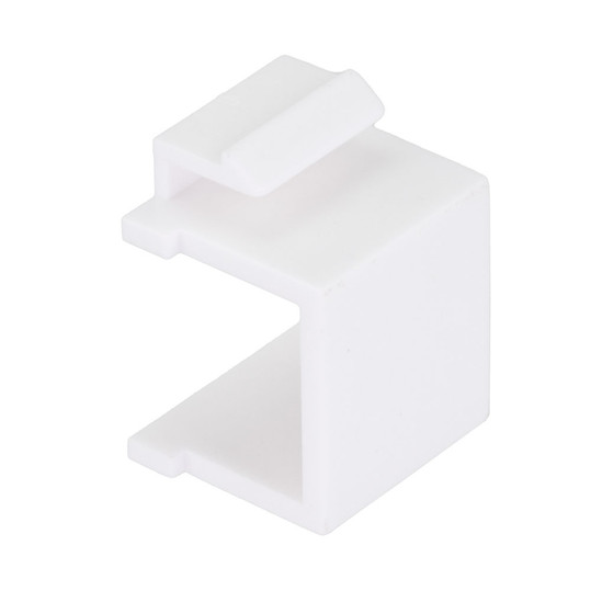 Heavy-Duty Blank Keystone Insert, Thermoplastic , White, 15-Pack 15 ...