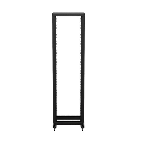 NavePoint 4-Post Adjustable Rack, 45U, 12-24 Threaded, Includes