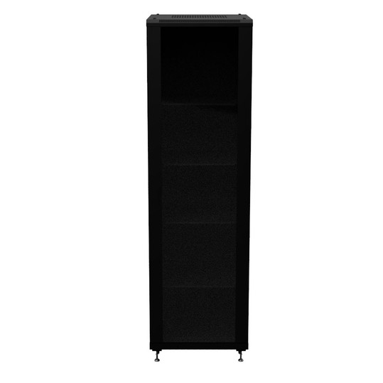 NavePoint18U AV Rack Cabinet 28 in depth, Cold Rolled Steel , 4 x