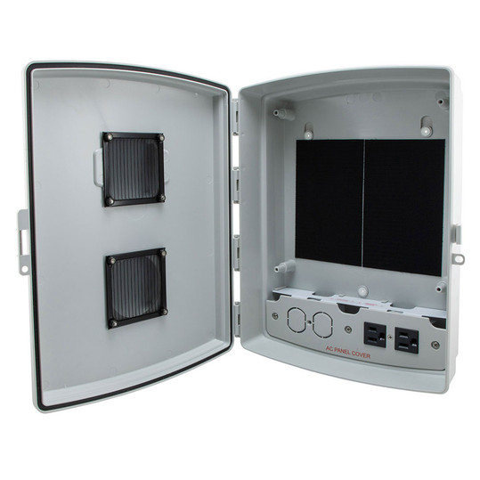 NavePoint 14x10x04 ABS Plastic Indoor IP54 NEMA 12 Enclosure, Hook