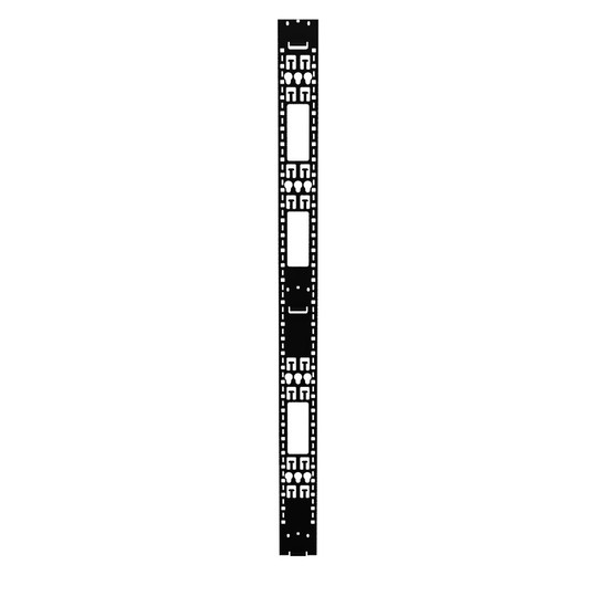 42U Vertical Cable Management Rail, Rack Mount, 0.82 x 4.6 x 76