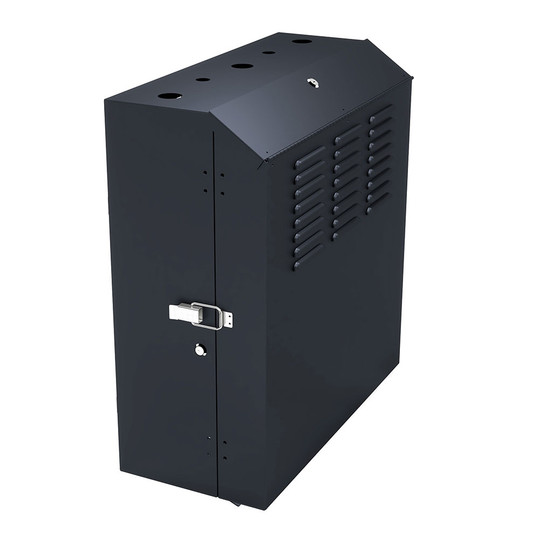 NavePoint6U Vertical Wall Mount Enclosure, Cold-Rolled Steel