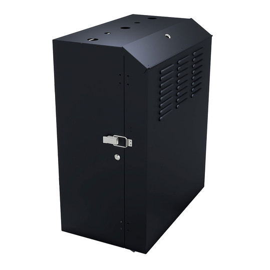 NavePoint6U Vertical Wall Mount Enclosure, Cold-Rolled Steel