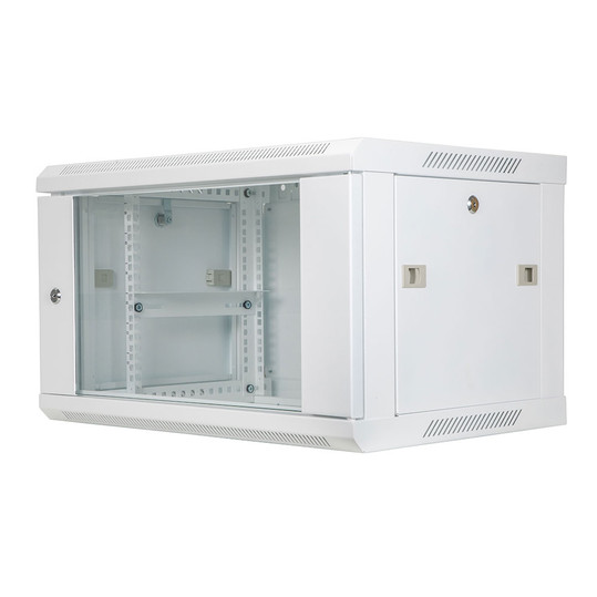 NavePoint 19-inch Wide Networking Cabinet, 6U, 17 Inches Deep, White