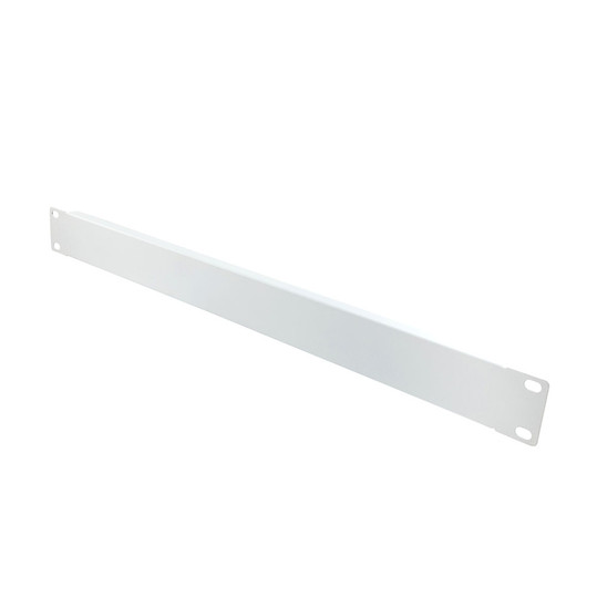 19 Inch Perf Blank Panel 1U- RAL9003, Signal White