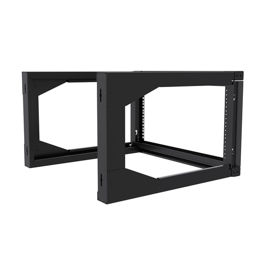 23-inch Width, 9U Open Wall Rack with 24