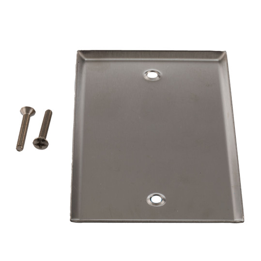 Stainless Steel Single Gang Blank Wallplate