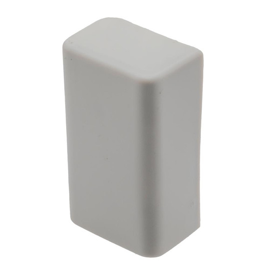 Raceway End Cap 1.4x2.1cm, White