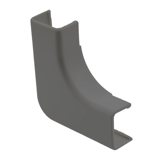 Raceway 90 Elbow Fitting 1.4x2.1cm, Gray