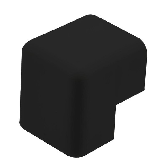 Raceway Outside Corner 1.4x2.1cm, Black
