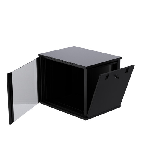 9U ProV2 IT Wall Mount Network Server Data Cabinet Rack Glass Door Locking Lock & Key