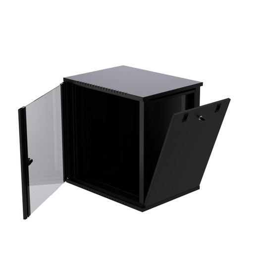 12U ProV2 IT Wall Mount Network Server Cabinet Rack Enclosure Glass Door Lock 