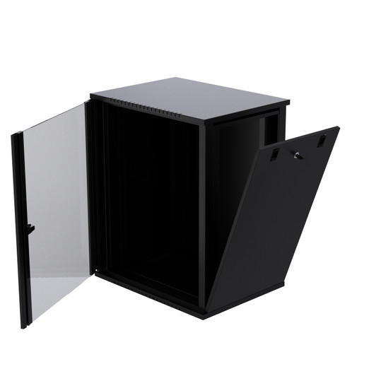 15U ProV2 IT Wall Mount Network Server Data Cabinet Rack Glass Door Locking Lock & Key