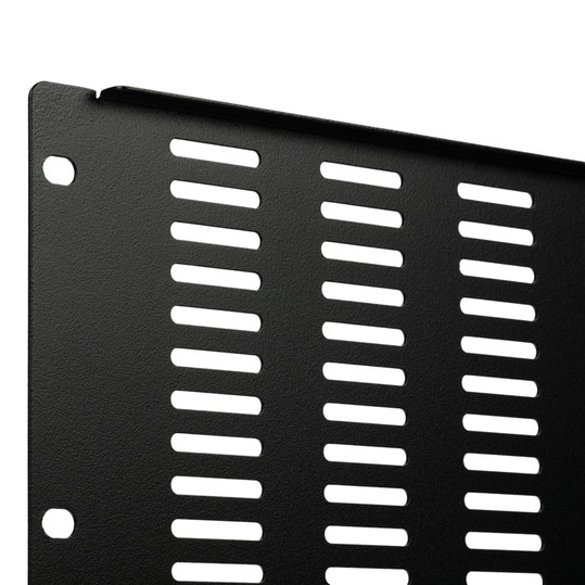 NavePoint 1U Blank Rack Mount Spacer Panel (Slotted Venting): Rack