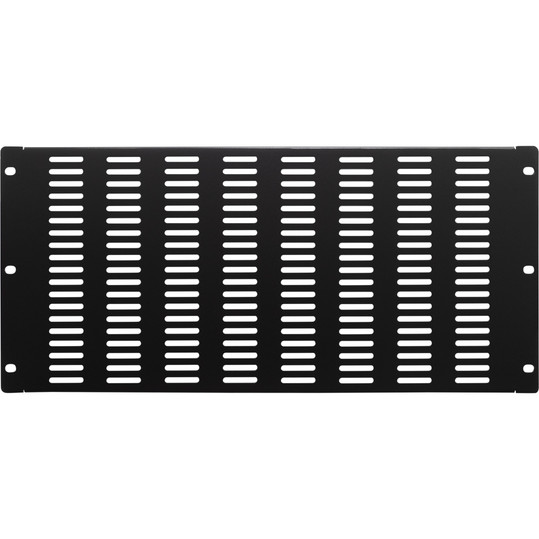 NavePoint 1U Blank Rack Mount Spacer Panel (Slotted Venting): Rack