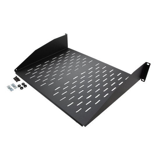 NavePoint 2U Vented Cantilever Shelf 14" (360mm) Deep