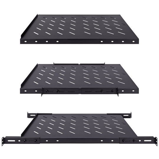 NavePoint 1U Vented 4-Post Shelf 26