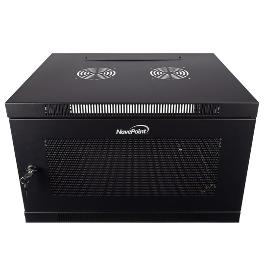 NavePoint 6U 450mm Depth Perforated Networking Cabinet