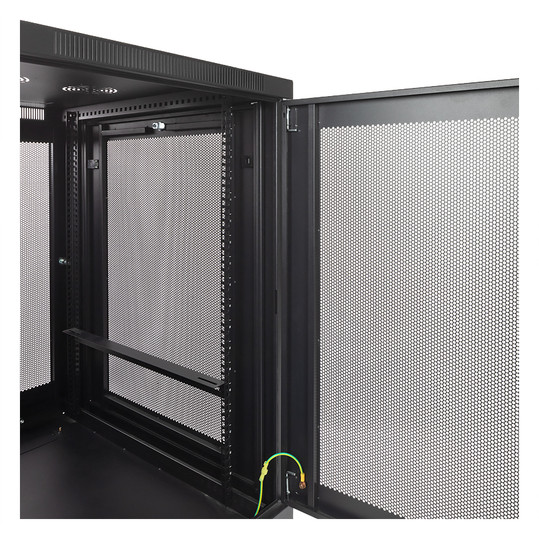 NavePoint 18U 838mm Mid Depth Perforated Networking Cabinet: Mid-Depth ...