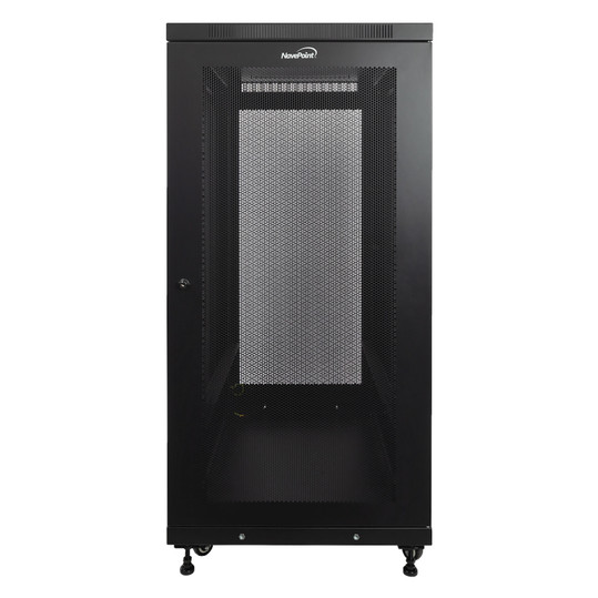 NavePoint 24U 838mm Mid Depth Perforated Networking Cabinet