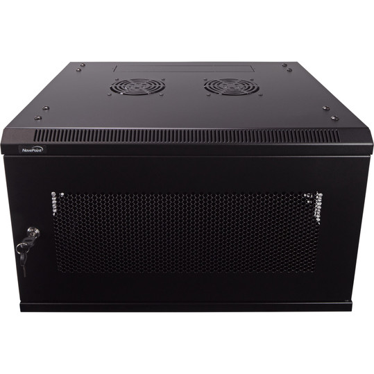 NavePoint 9U 450mm Depth Wallmount Networking Perforated Cabinet