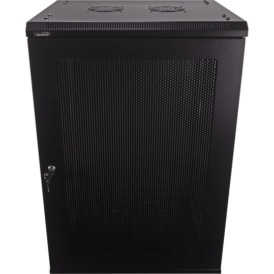 NavePoint 18U 600mm Depth Wallmount Networking Perforated Cabinet