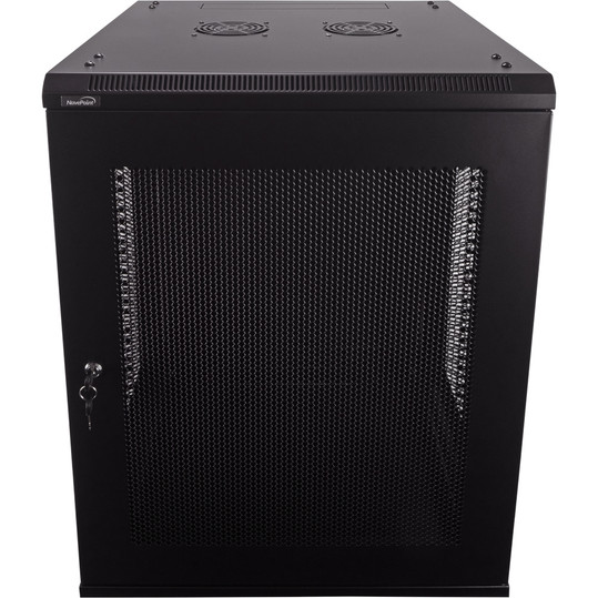 NavePoint 18U 600mm Depth Wallmount Networking Perforated Cabinet