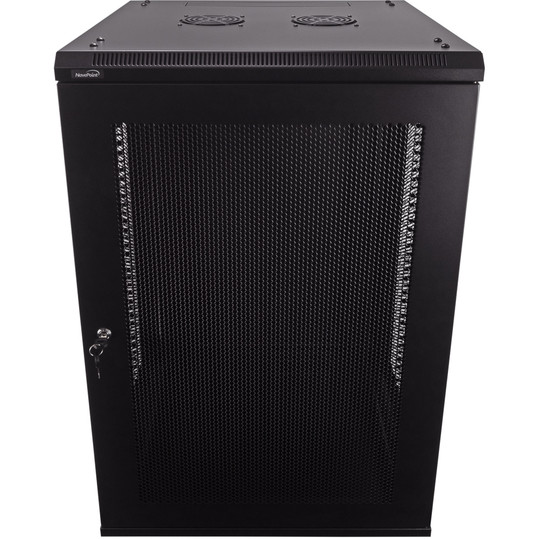 NavePoint 18U 450mm Depth Wallmount Networking Perforated Cabinet