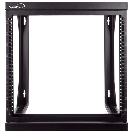 NavePoint 9U Swing Gate Wallmount Rack: Swing Gate Racks