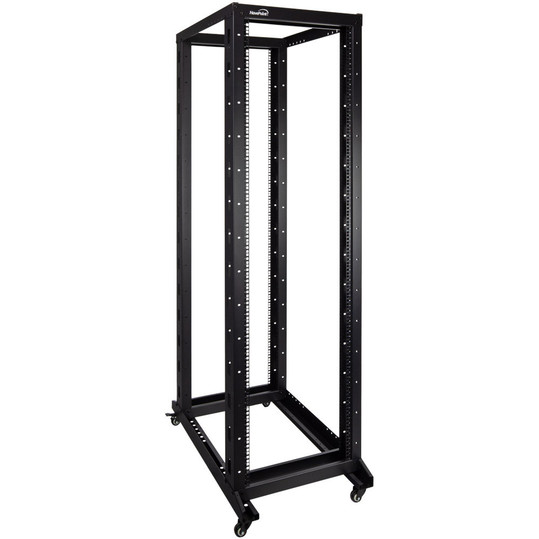 4-Post open frame server rack, adjustable depth 42U