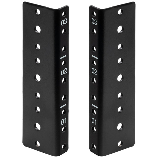 NavePoint 3U Vertical Rack Rail Pair Kit with Hardware