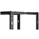 NavePoint 25U Adjustable Depth 4-Post Open Frame Rack: 4-Post Racks