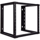 NavePoint 9U Portable Rolling Rack: 4-Post Racks