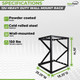 NavePoint 18U 600mm Depth Wallmount Networking Cabinet (Pro Series - View #6