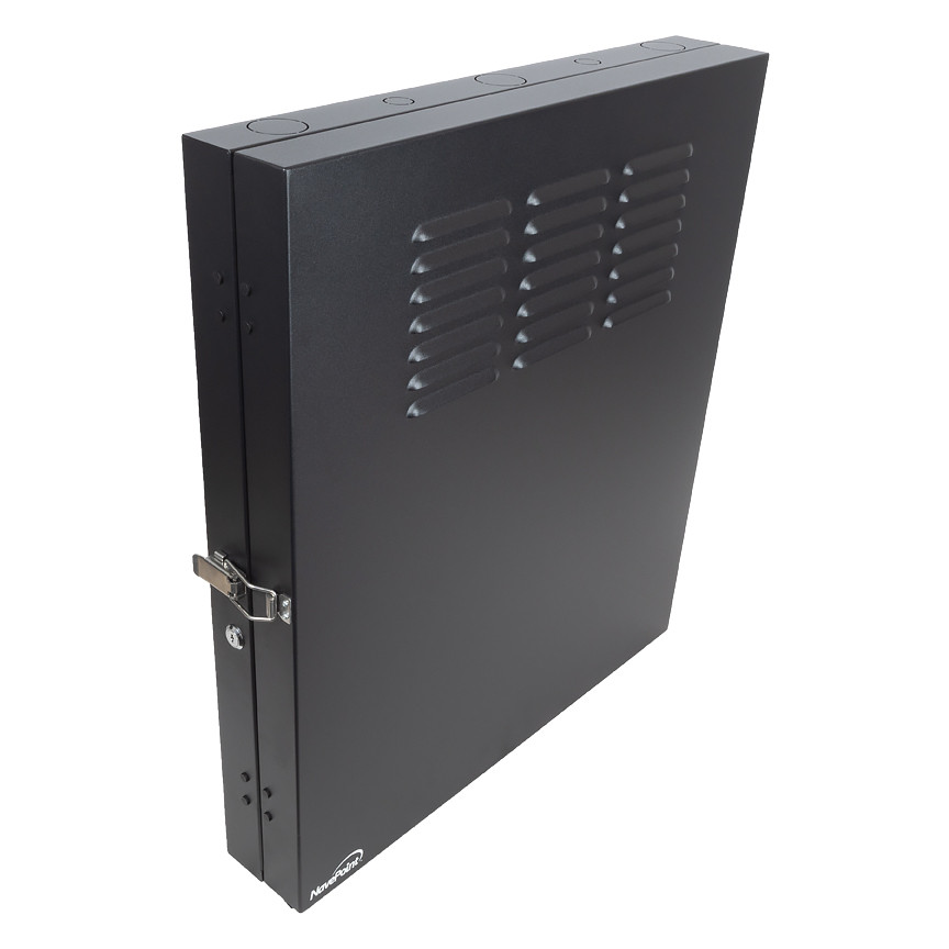 NavePoint 2U Vertical Wall Mount Rack Enclosure - 20 Inch Switch Depth ...