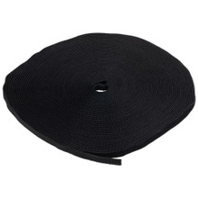 75 Foot by 1 Inch Black Roll of Hook-and-Loop Mounting - NSI