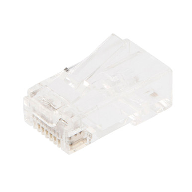CAT6 UTP Ethernet RJ45 Plug, 100 pack, C6-8P8C, CE Compliance 100-Pack: Cat6  Keystones
