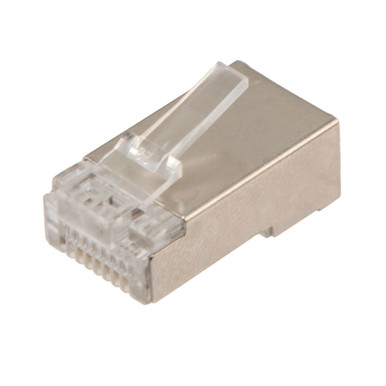 CAT5E FTP Ethernet RJ45 Plug, 50 pack, C5E-8P8C, CE Compliance