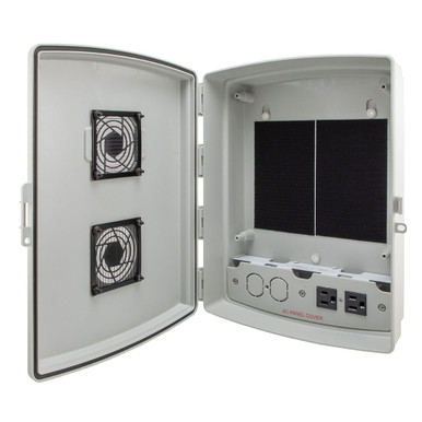 NavePoint 14x10x04 ABS Plastic Indoor IP54 NEMA 12 Enclosure, Hook