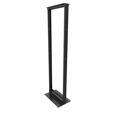 Threaded Metal Rack Legs 23-inch Width, 45U 2-Post Open Rack Threaded