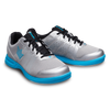 Brunswick Fuze Mens Bowling Shoes Silver/Sky Blue