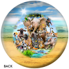 OTBB African Animals Selfies Bowling Ball