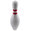 White Bowling Pin Bank 15" High