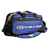 Vise Clear Top Double Tote Roller Bag Blue