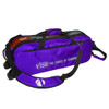 Vise Clear Top Triple Tote Bag Purple