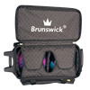 Brunswick Quest 2 Ball Roller Bag Black