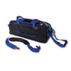 Vise Clear Top Triple Tote Bag Black/Blue
