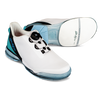 KR Strikeforce Unisex TPC Hype Bowling Shoes White/Black/Sky Left Handed Medium