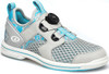 Dexter Pro BOA Womens Bowling Shoes Light Grey/Blue Right Hand