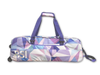 BSI Triple Tote Bag Pink/Purple Triangles Print